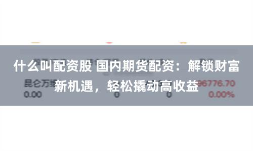 什么叫配资股 国内期货配资：解锁财富新机遇，轻松撬动高收益